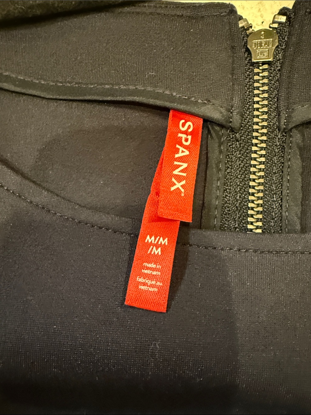 Spanx Navy Sheath Dress - Women's Tailored Dress size medium - Picture 5 of 6
